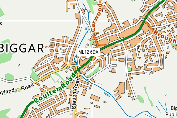 ML12 6DA map - OS VectorMap District (Ordnance Survey)