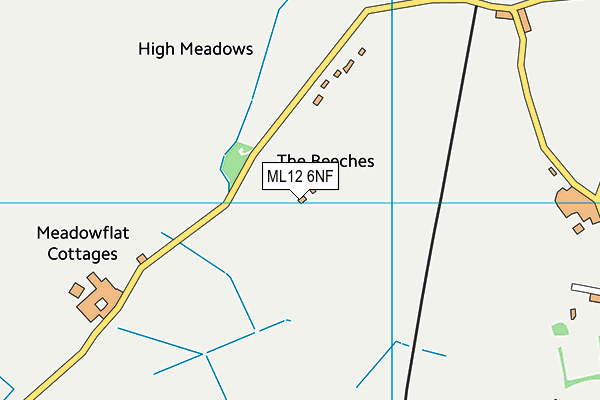 ML12 6NF map - OS VectorMap District (Ordnance Survey)