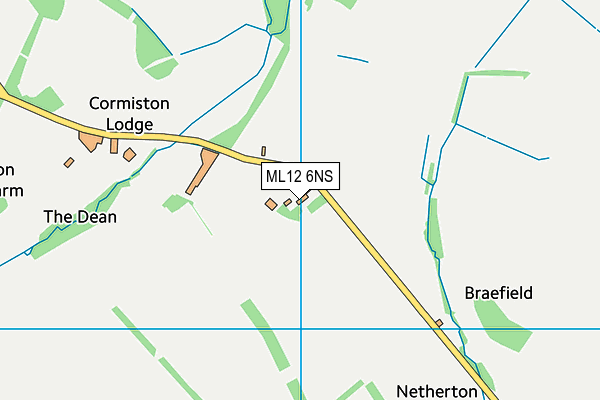 ML12 6NS map - OS VectorMap District (Ordnance Survey)