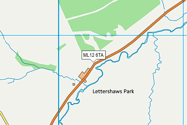 ML12 6TA map - OS VectorMap District (Ordnance Survey)