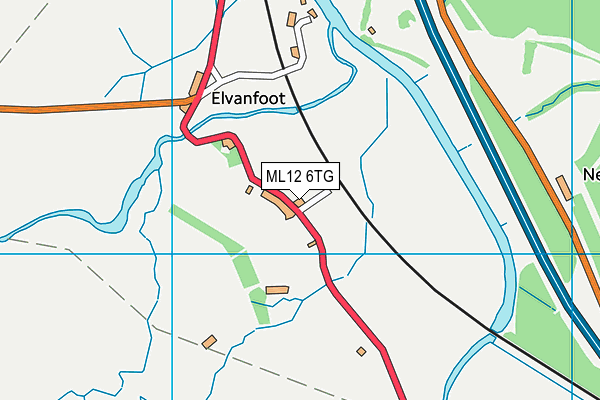 ML12 6TG map - OS VectorMap District (Ordnance Survey)