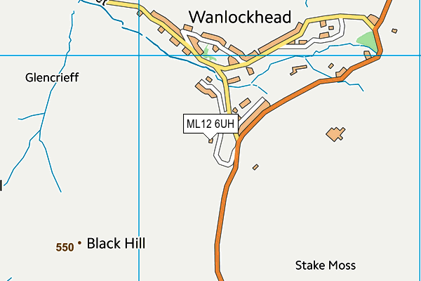 ML12 6UH map - OS VectorMap District (Ordnance Survey)