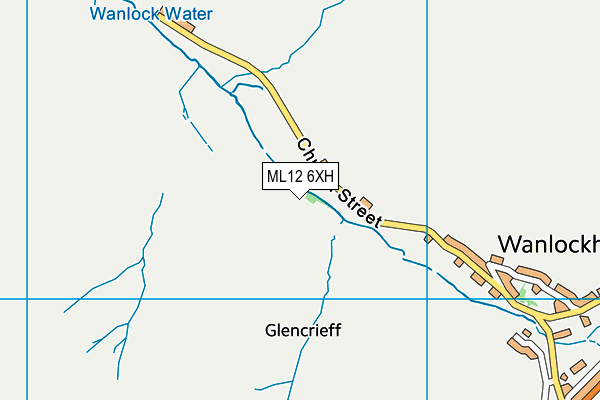 ML12 6XH map - OS VectorMap District (Ordnance Survey)
