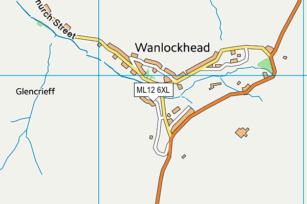 ML12 6XL map - OS VectorMap District (Ordnance Survey)