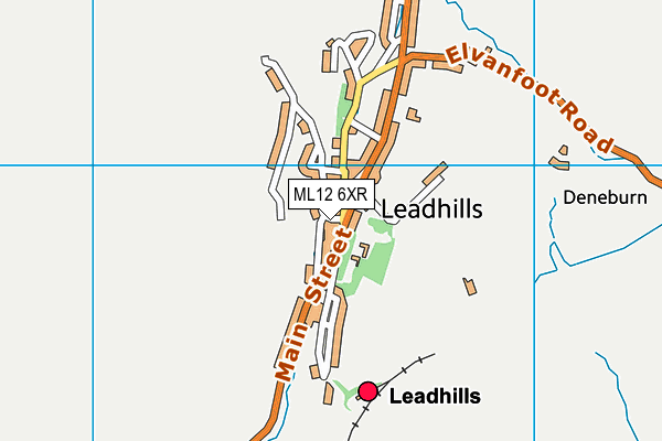 ML12 6XR map - OS VectorMap District (Ordnance Survey)