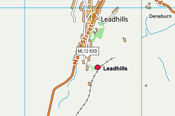 ML12 6XS map - OS VectorMap District (Ordnance Survey)