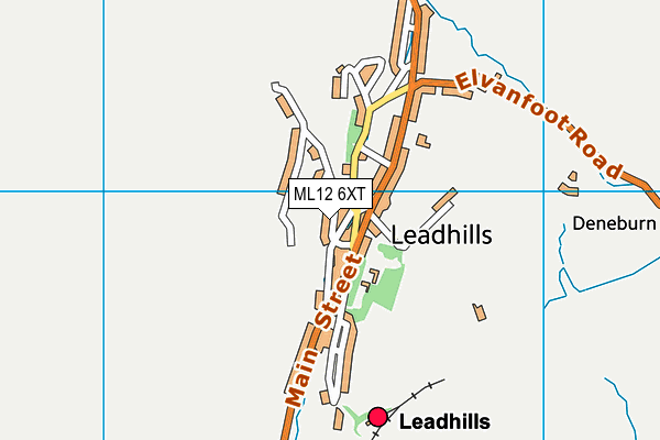 ML12 6XT map - OS VectorMap District (Ordnance Survey)