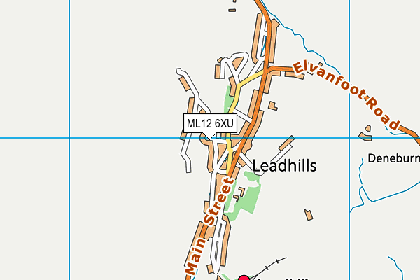 ML12 6XU map - OS VectorMap District (Ordnance Survey)