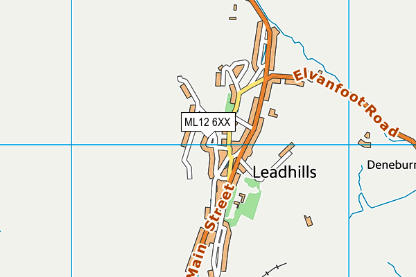 ML12 6XX map - OS VectorMap District (Ordnance Survey)