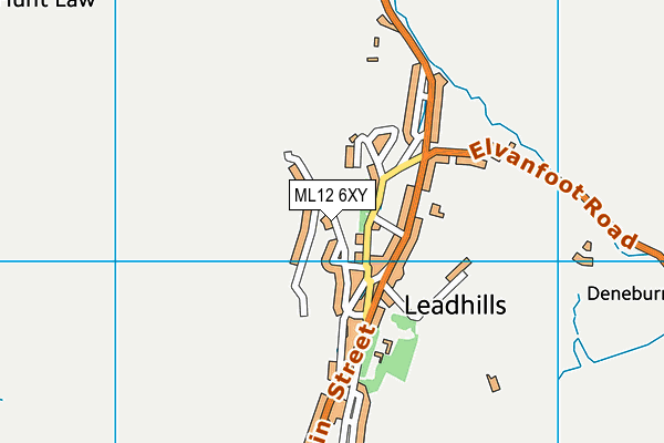 ML12 6XY map - OS VectorMap District (Ordnance Survey)