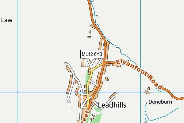 ML12 6YB map - OS VectorMap District (Ordnance Survey)