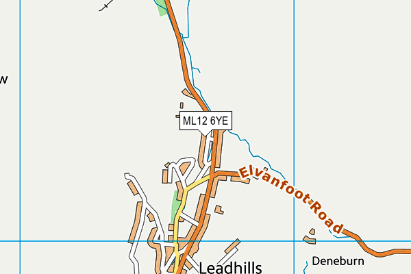 ML12 6YE map - OS VectorMap District (Ordnance Survey)