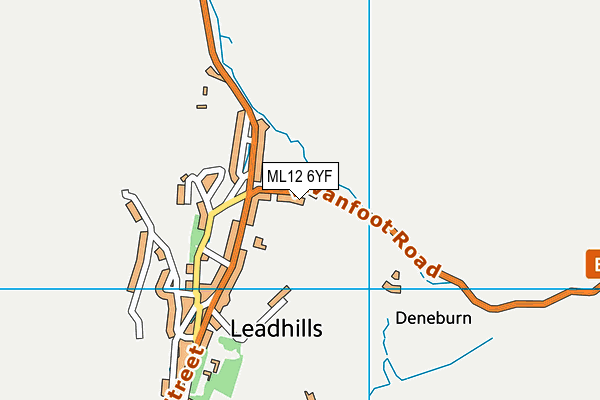 ML12 6YF map - OS VectorMap District (Ordnance Survey)