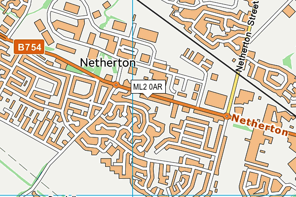 ML2 0AR map - OS VectorMap District (Ordnance Survey)