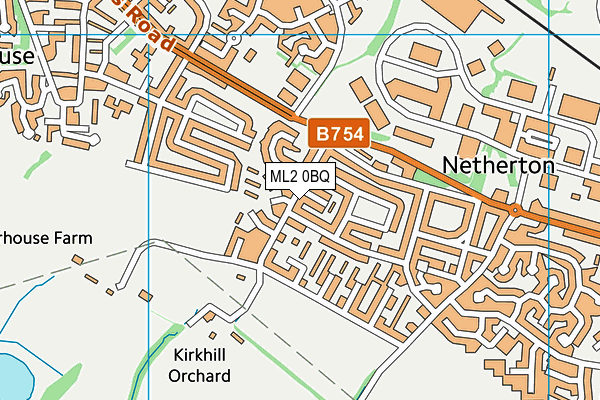 ML2 0BQ map - OS VectorMap District (Ordnance Survey)