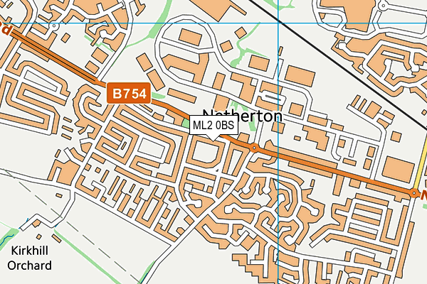 ML2 0BS map - OS VectorMap District (Ordnance Survey)