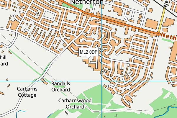 ML2 0DF map - OS VectorMap District (Ordnance Survey)