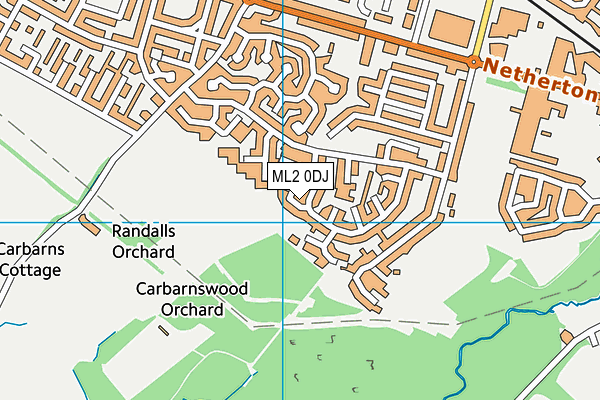 ML2 0DJ map - OS VectorMap District (Ordnance Survey)