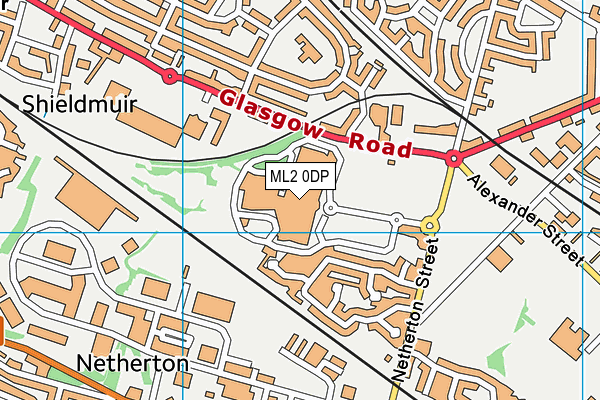 ML2 0DP map - OS VectorMap District (Ordnance Survey)