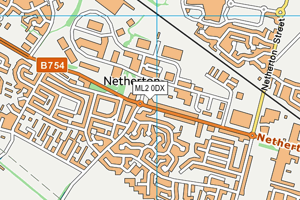 ML2 0DX map - OS VectorMap District (Ordnance Survey)