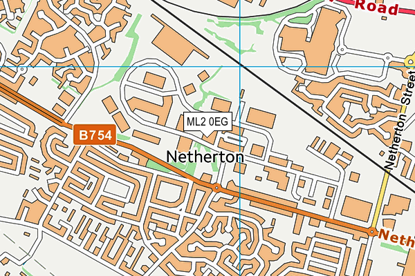 ML2 0EG map - OS VectorMap District (Ordnance Survey)