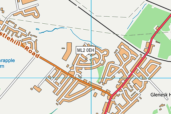 ML2 0EH map - OS VectorMap District (Ordnance Survey)