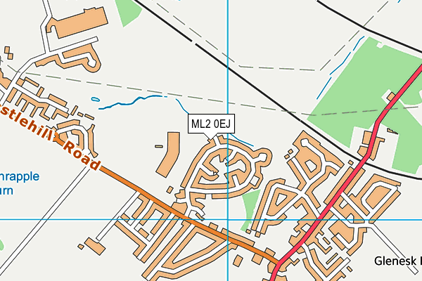 ML2 0EJ map - OS VectorMap District (Ordnance Survey)