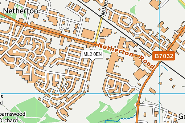 ML2 0EN map - OS VectorMap District (Ordnance Survey)