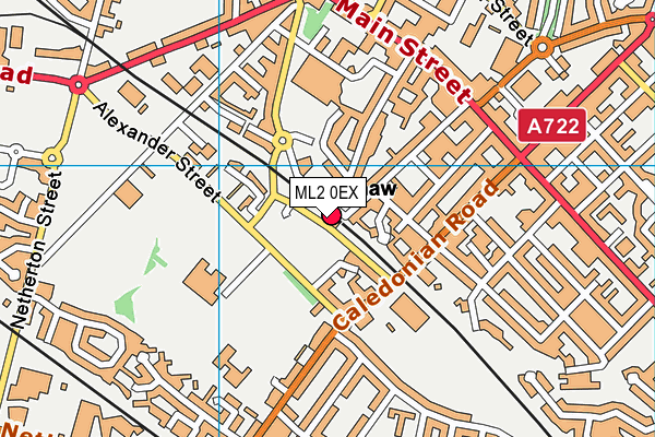 ML2 0EX map - OS VectorMap District (Ordnance Survey)