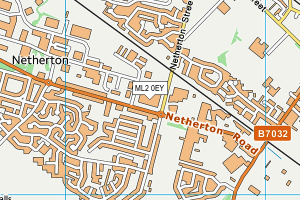 ML2 0EY map - OS VectorMap District (Ordnance Survey)