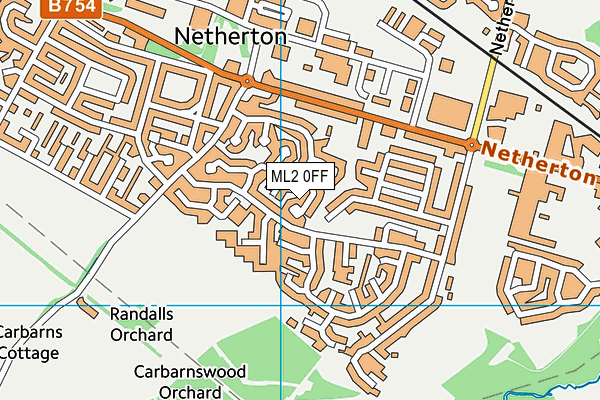 ML2 0FF map - OS VectorMap District (Ordnance Survey)
