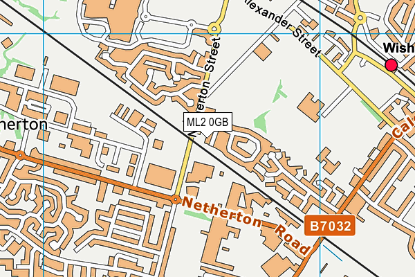 ML2 0GB map - OS VectorMap District (Ordnance Survey)