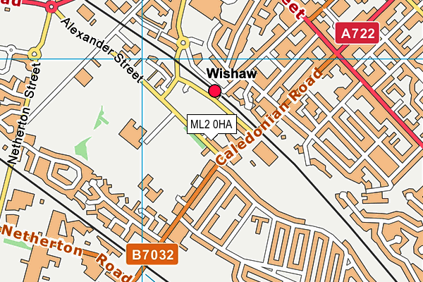 ML2 0HA map - OS VectorMap District (Ordnance Survey)