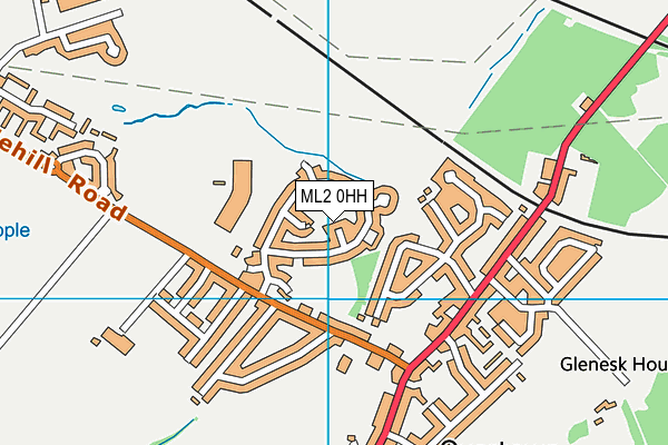 ML2 0HH map - OS VectorMap District (Ordnance Survey)