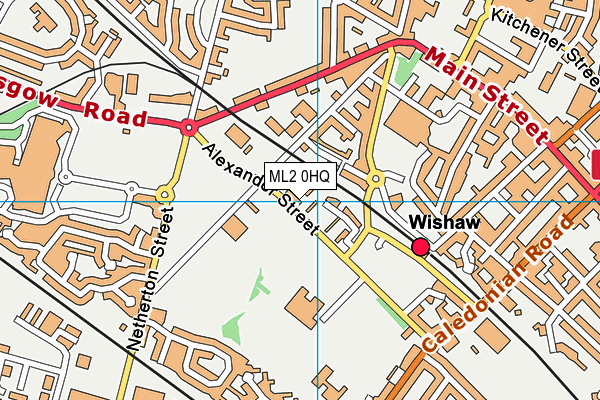 ML2 0HQ map - OS VectorMap District (Ordnance Survey)