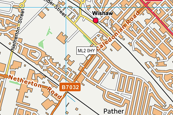 ML2 0HY map - OS VectorMap District (Ordnance Survey)
