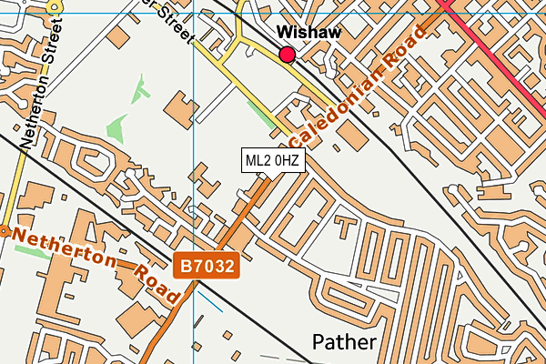 ML2 0HZ map - OS VectorMap District (Ordnance Survey)