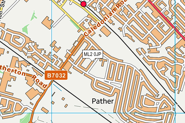 ML2 0JP map - OS VectorMap District (Ordnance Survey)