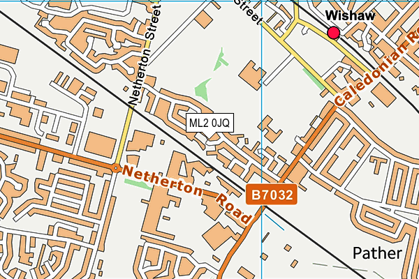 ML2 0JQ map - OS VectorMap District (Ordnance Survey)
