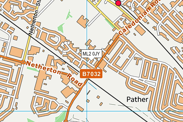 ML2 0JY map - OS VectorMap District (Ordnance Survey)