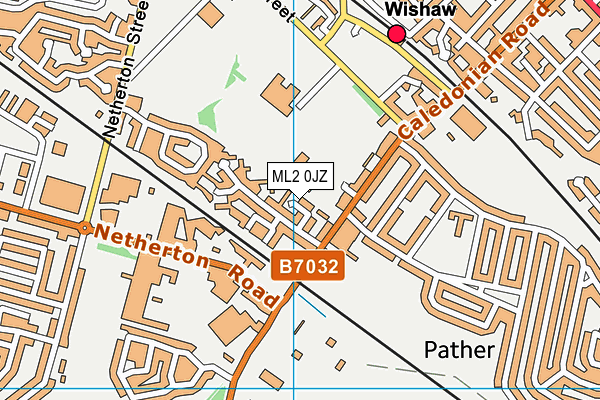 ML2 0JZ map - OS VectorMap District (Ordnance Survey)