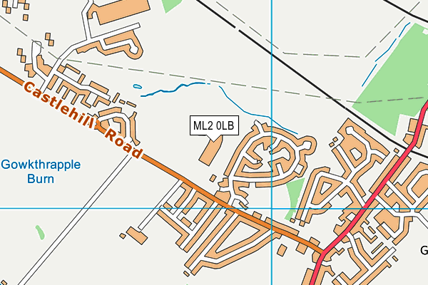 ML2 0LB map - OS VectorMap District (Ordnance Survey)