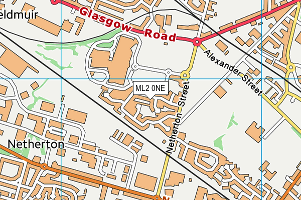 ML2 0NE map - OS VectorMap District (Ordnance Survey)