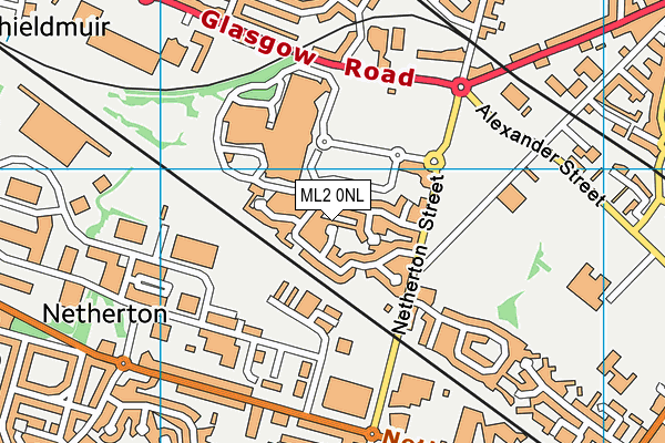 ML2 0NL map - OS VectorMap District (Ordnance Survey)