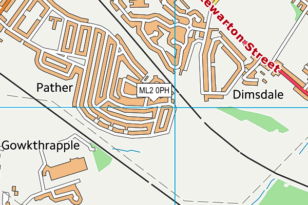 ML2 0PH map - OS VectorMap District (Ordnance Survey)