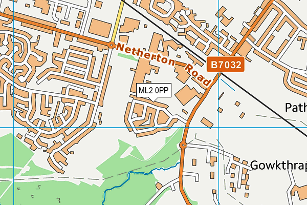 ML2 0PP map - OS VectorMap District (Ordnance Survey)