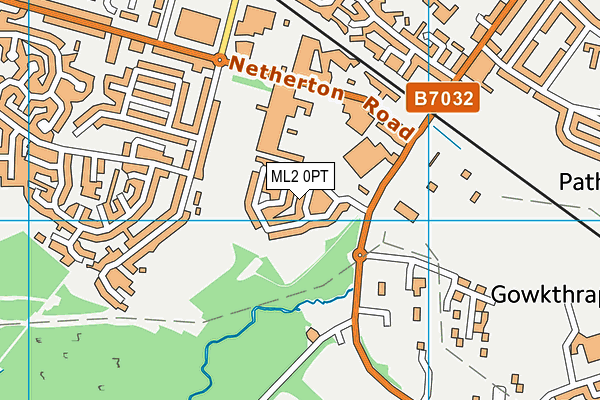 ML2 0PT map - OS VectorMap District (Ordnance Survey)