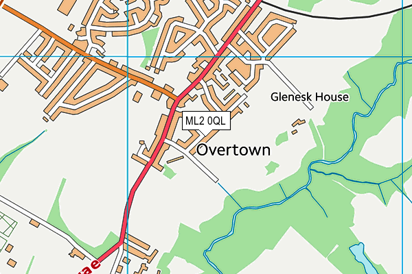 ML2 0QL map - OS VectorMap District (Ordnance Survey)
