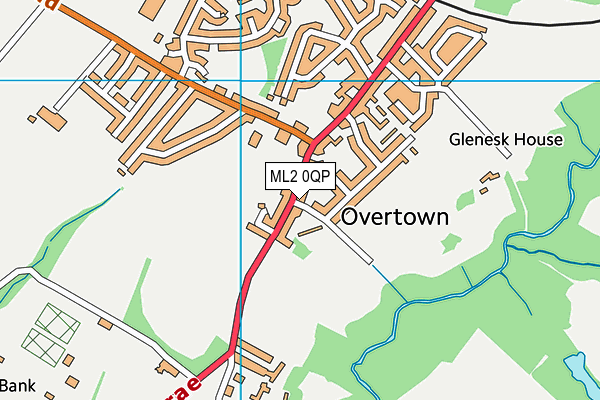 ML2 0QP map - OS VectorMap District (Ordnance Survey)