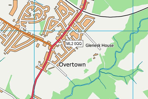 ML2 0QQ map - OS VectorMap District (Ordnance Survey)